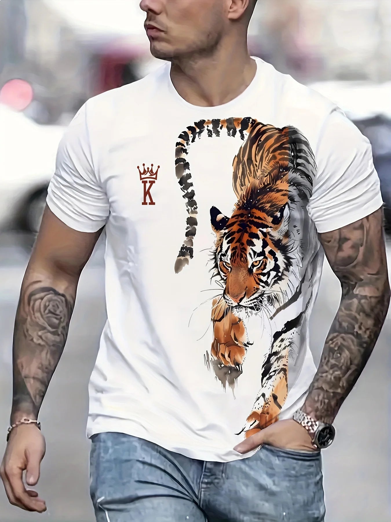 Trendy Tiger King T-Shirt